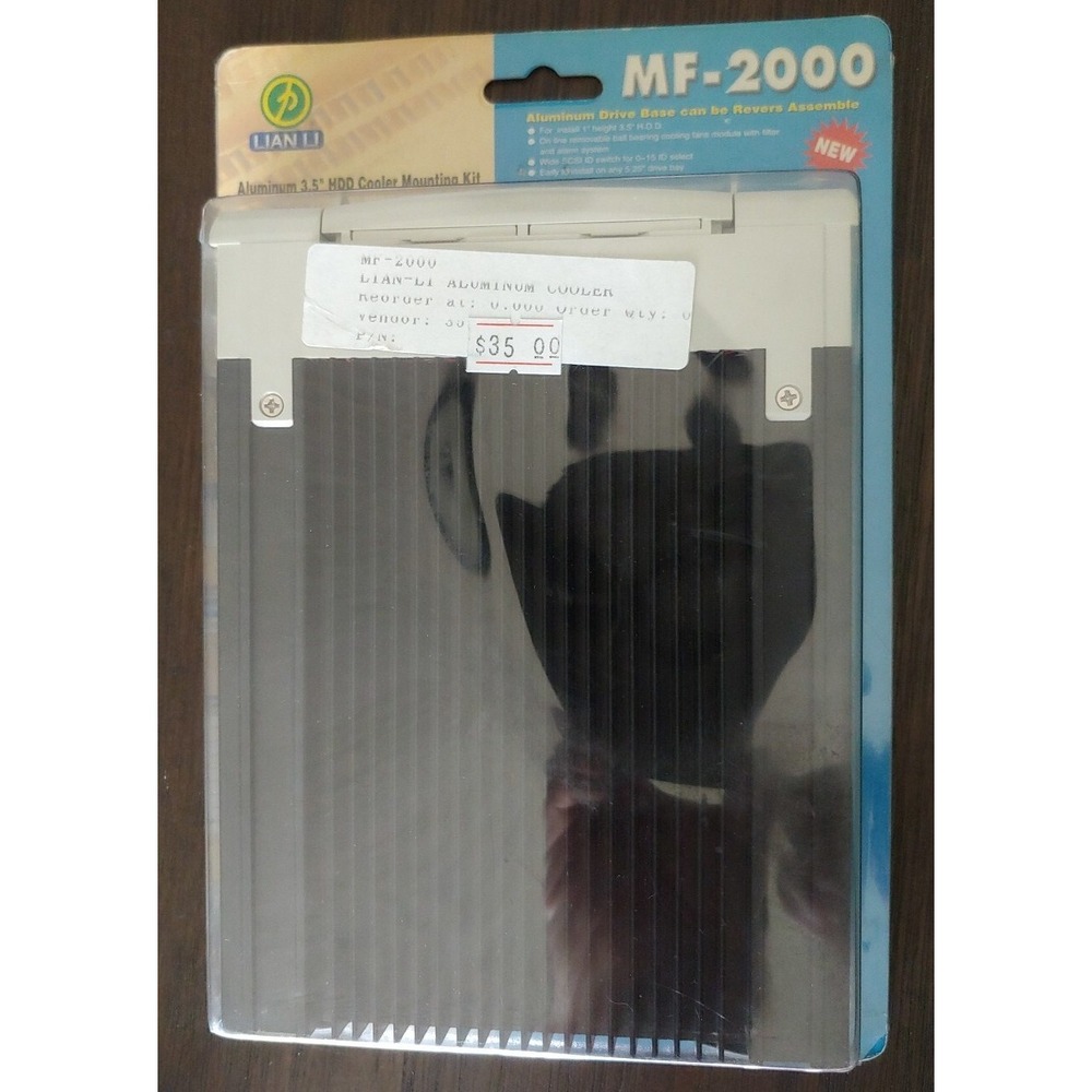 Lian Li MF-2000 Aluminum 3.5" HDD Cooler Mounting Kit Install Up To 15,000 RPM